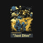 Training Tip Just Dive-Womens-Fitted-Tee-Heyra Vieira