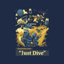 Training Tip Just Dive-None-Removable Cover w Insert-Throw Pillow-Heyra Vieira