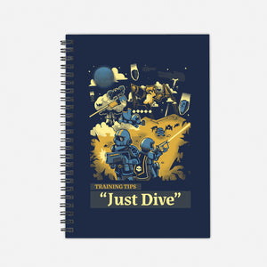 Training Tip Just Dive-None-Dot Grid-Notebook-Heyra Vieira