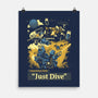 Training Tip Just Dive-None-Matte-Poster-Heyra Vieira