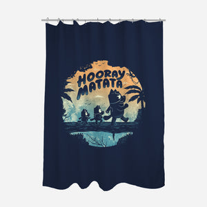 Hooray Matata-None-Polyester-Shower Curtain-Arigatees
