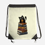 Time Spent With Books And Cats-None-Drawstring-Bag-erion_designs