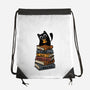 Time Spent With Books And Cats-None-Drawstring-Bag-erion_designs