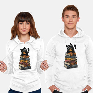 Time Spent With Books And Cats-Unisex-Pullover-Sweatshirt-erion_designs