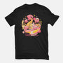 Pink Bowl-Womens-Fitted-Tee-eduely