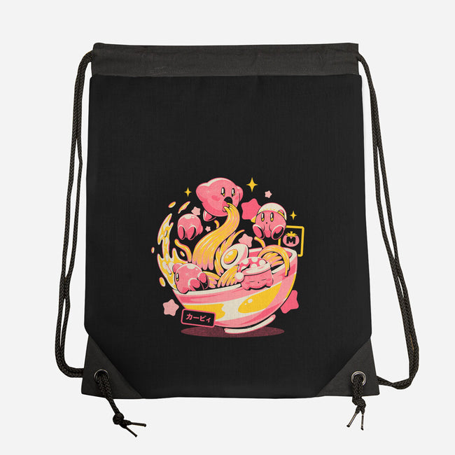 Pink Bowl-None-Drawstring-Bag-eduely