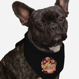 Pink Bowl-Dog-Bandana-Pet Collar-eduely