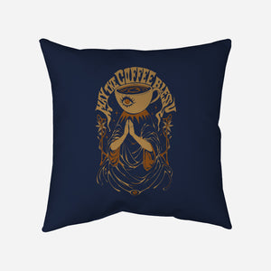 May The Coffee Bless You-None-Non-Removable Cover w Insert-Throw Pillow-ilustrata