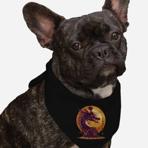 Dragon Ride-Dog-Bandana-Pet Collar-rmatix