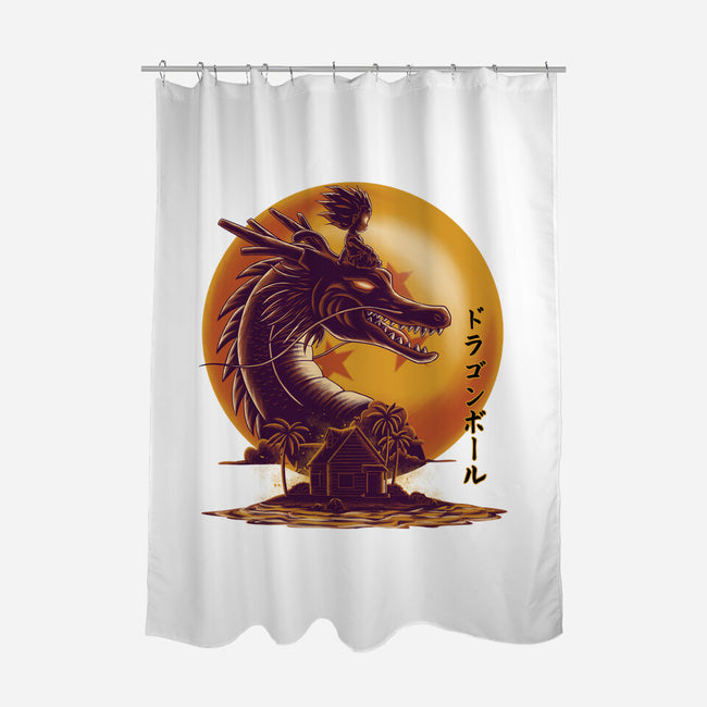 Dragon Ride-None-Polyester-Shower Curtain-rmatix