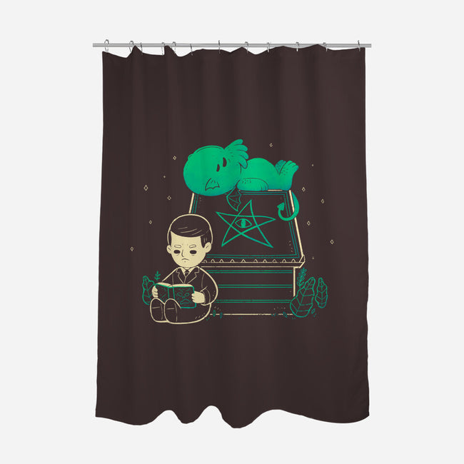 Cthulhu On Peanuts House-None-Polyester-Shower Curtain-xMorfina