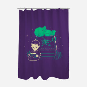 Cthulhu On Peanuts House-None-Polyester-Shower Curtain-xMorfina