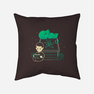 Cthulhu On Peanuts House-None-Non-Removable Cover w Insert-Throw Pillow-xMorfina