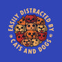 Easily Distracted By Cats And Dogs-None-Memory Foam-Bath Mat-erion_designs