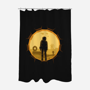 Life Outside Of Vault 33-None-Polyester-Shower Curtain-bomdesignz