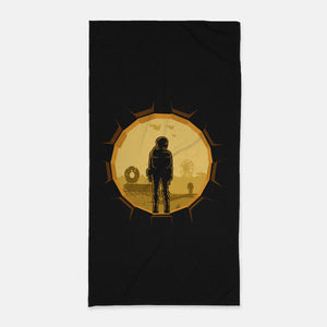 Life Outside Of Vault 33-None-Beach-Towel-bomdesignz