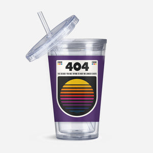 404 Decade Not Found-None-Acrylic Tumbler-Drinkware-BadBox