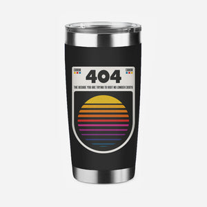 404 Decade Not Found-None-Stainless Steel Tumbler-Drinkware-BadBox