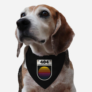 404 Decade Not Found-Dog-Adjustable-Pet Collar-BadBox