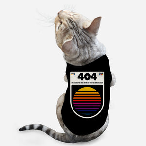 404 Decade Not Found-Cat-Basic-Pet Tank-BadBox