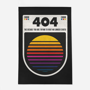 404 Decade Not Found-None-Indoor-Rug-BadBox
