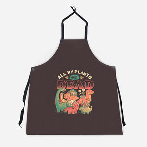 All My Plants Are Dead-Unisex-Kitchen-Apron-eduely