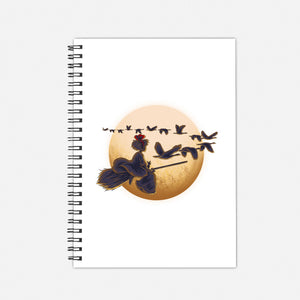 Young Witch Moon-None-Dot Grid-Notebook-rmatix