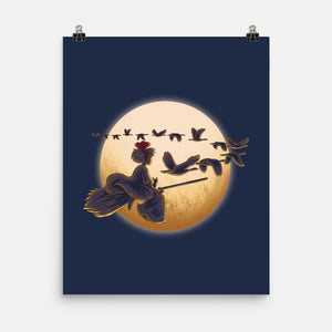 Young Witch Moon-None-Matte-Poster-rmatix