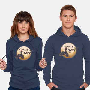 Young Witch Moon-Unisex-Pullover-Sweatshirt-rmatix