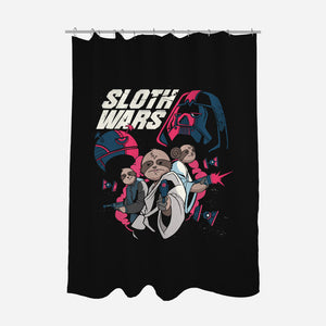 Sloth Wars-None-Polyester-Shower Curtain-Planet of Tees