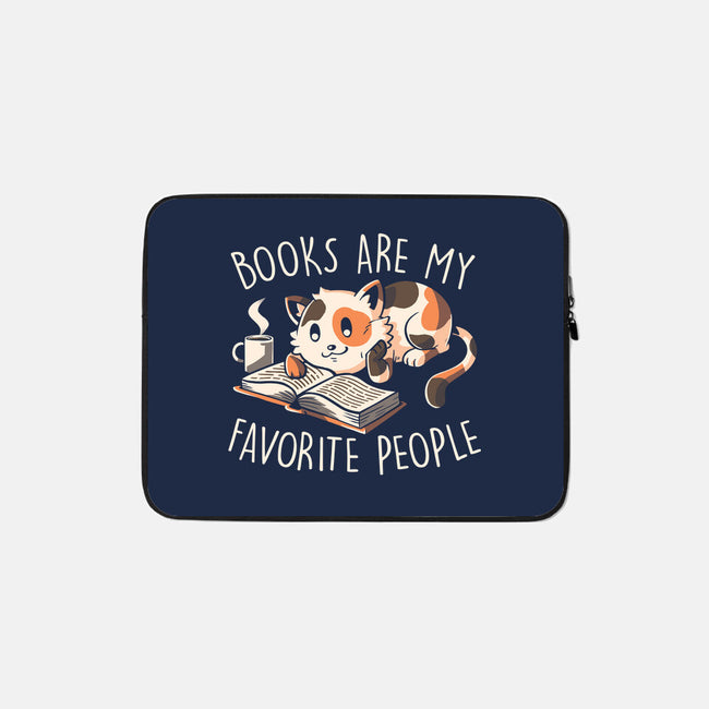 Books Are My Favorite People-None-Zippered-Laptop Sleeve-koalastudio