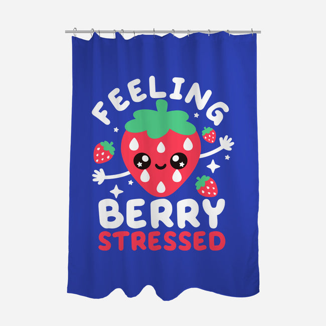 Feeling Berry Stressed-None-Polyester-Shower Curtain-NemiMakeit