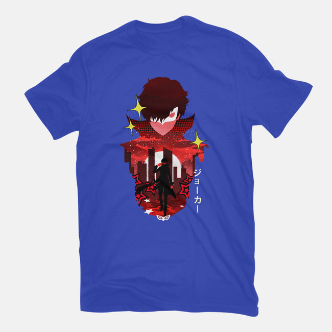 Joker Sunset-Mens-Basic-Tee-dandingeroz