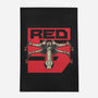 Red Spaceship Revolution-None-Indoor-Rug-Studio Mootant
