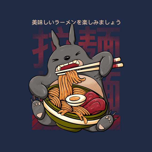 Totoro Ramen-None-Memory Foam-Bath Mat-Ryuga