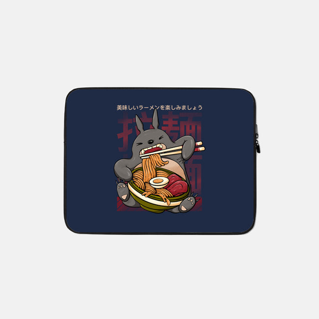 Totoro Ramen-None-Zippered-Laptop Sleeve-Ryuga