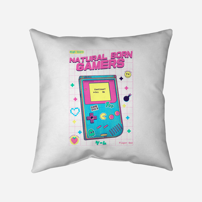 Natural Born Gamers-None-Removable Cover-Throw Pillow-Jelly89