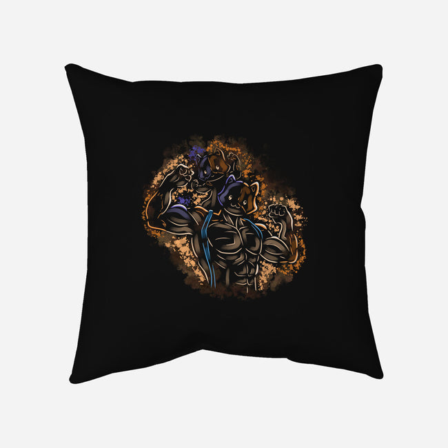 The Cat Family-None-Removable Cover-Throw Pillow-nickzzarto