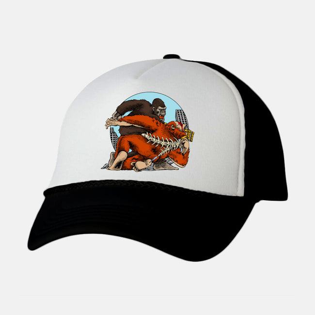 Kong Punch-Unisex-Trucker-Hat-joerawks