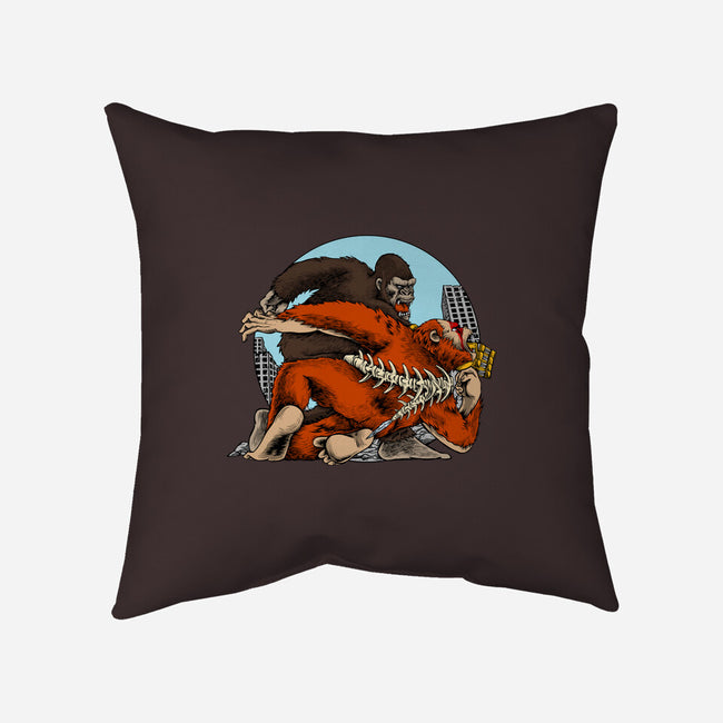 Kong Punch-None-Removable Cover-Throw Pillow-joerawks