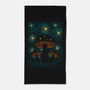 Starry Mushrooms-None-Beach-Towel-erion_designs
