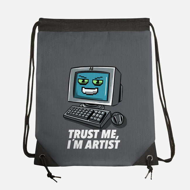 AI Artist-None-Drawstring-Bag-zascanauta