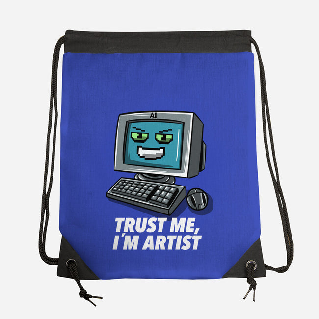 AI Artist-None-Drawstring-Bag-zascanauta