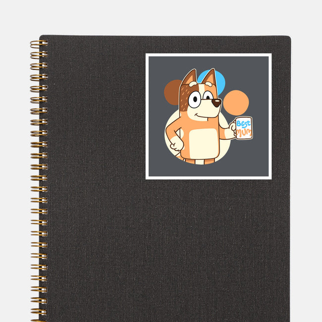 Orange Mum-None-Glossy-Sticker-Getsousa!
