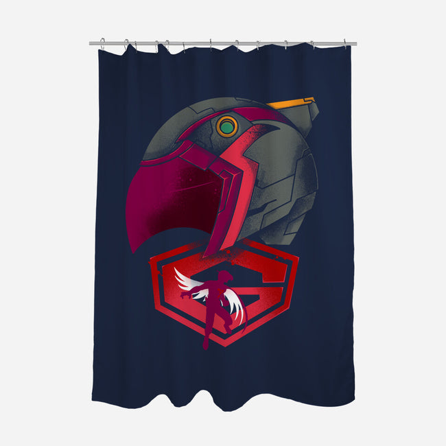 Jo The Condor-None-Polyester-Shower Curtain-RamenBoy