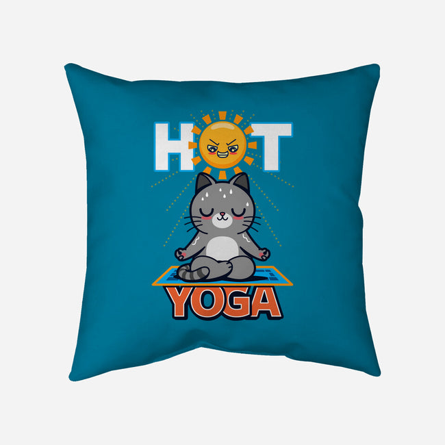 Hot Yoga-None-Removable Cover-Throw Pillow-Boggs Nicolas