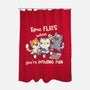 Time Flies-None-Polyester-Shower Curtain-Freecheese