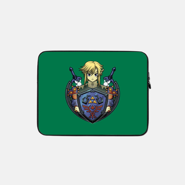 Hylian's Shield-None-Zippered-Laptop Sleeve-Astrobot Invention