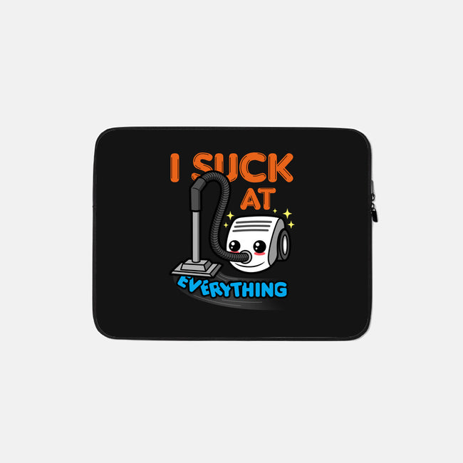 I Suck At Everything-None-Zippered-Laptop Sleeve-Boggs Nicolas