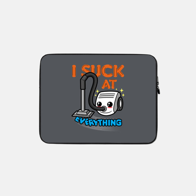 I Suck At Everything-None-Zippered-Laptop Sleeve-Boggs Nicolas